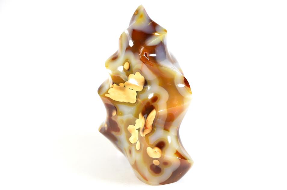 Agate Crystal Flame Shape Large 18.1cm